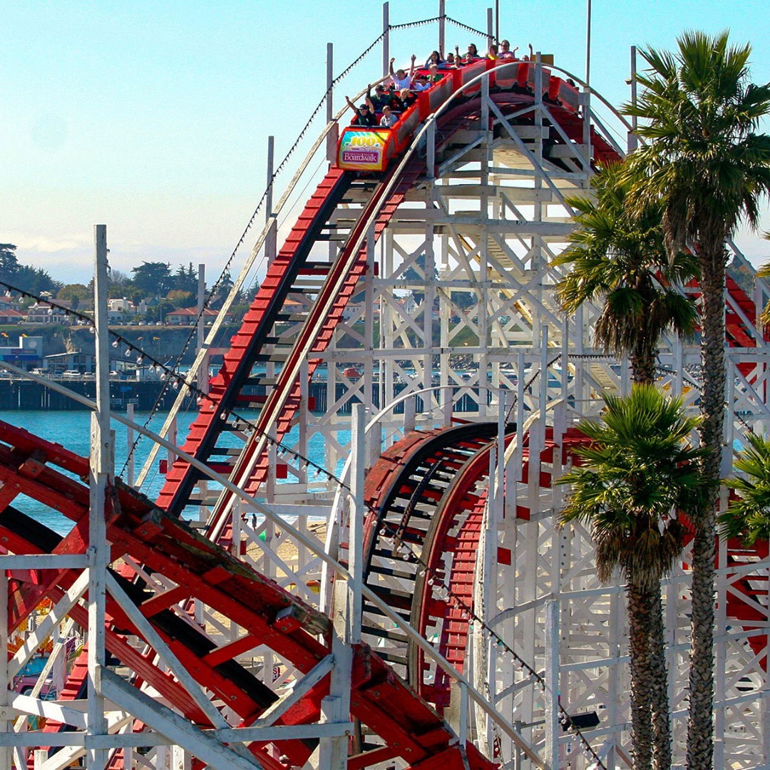 This Wooden Roller Coaster In Santa Cruz Is Nearly 100 Years Old