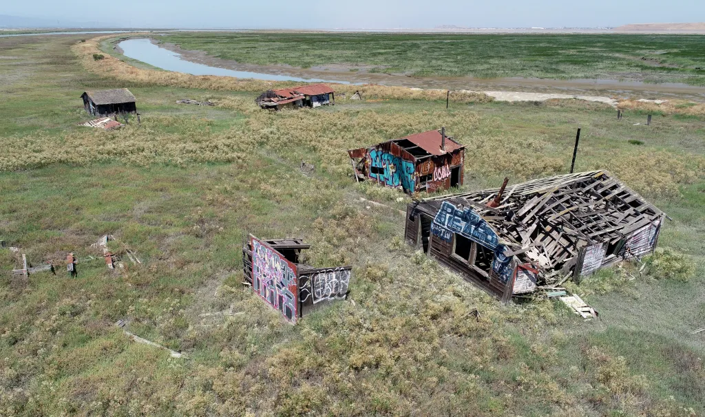 This Local Ghost Town Is Slowly Sinking Into The Bay