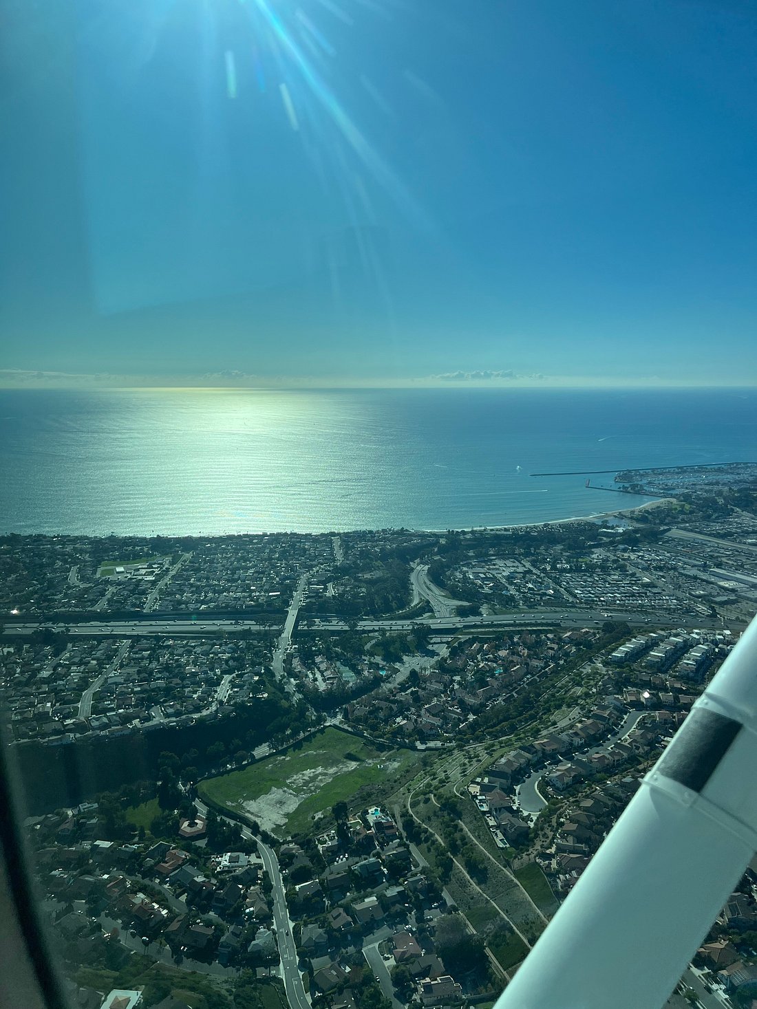 A Joyful Air Tour Above Orange County Coastline