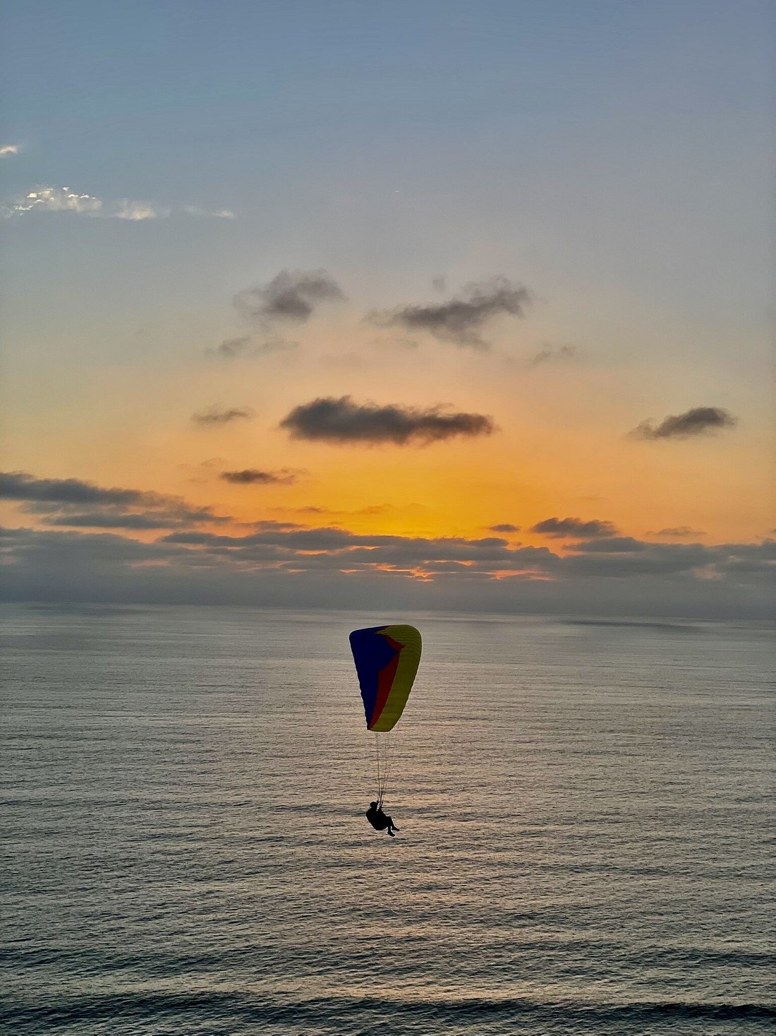 Enjoy the Great Sunset with me in Torrey Pines Gliderport!