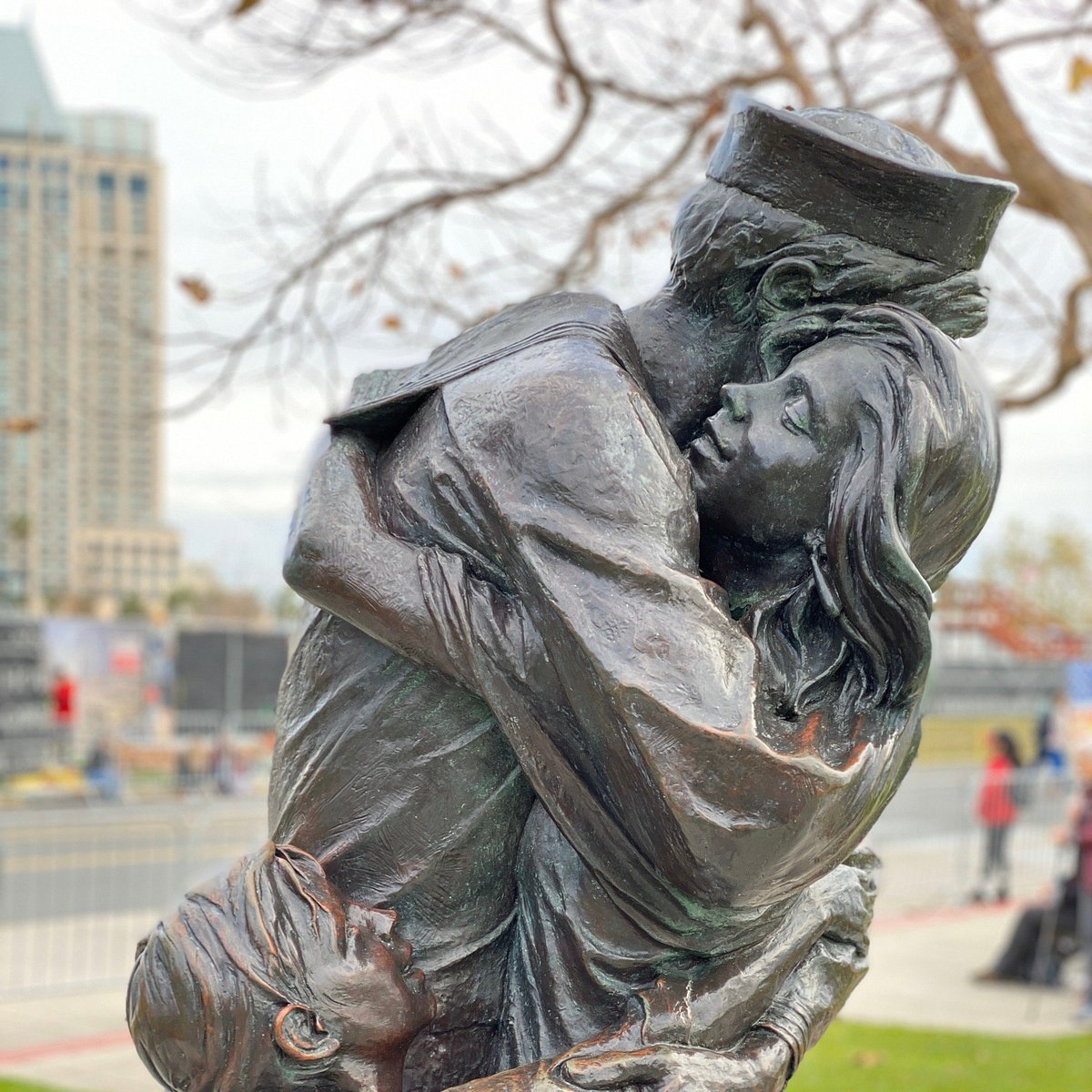 The Homecoming Statue in San Diego is worth a stop!