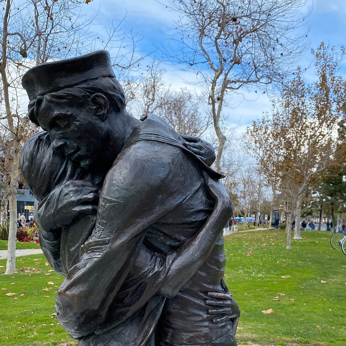 The Homecoming Statue in San Diego is worth a stop!