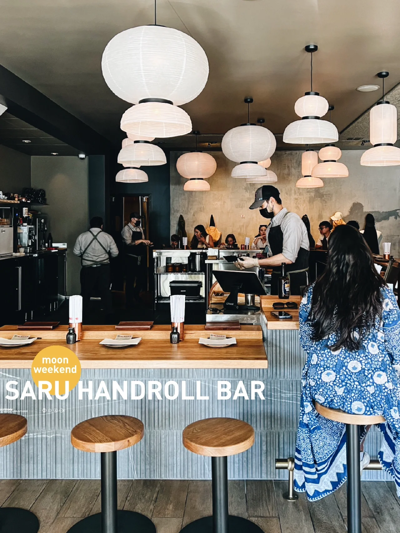 San Francisco | Come eat Saru hand rolls without queuing on weekends.