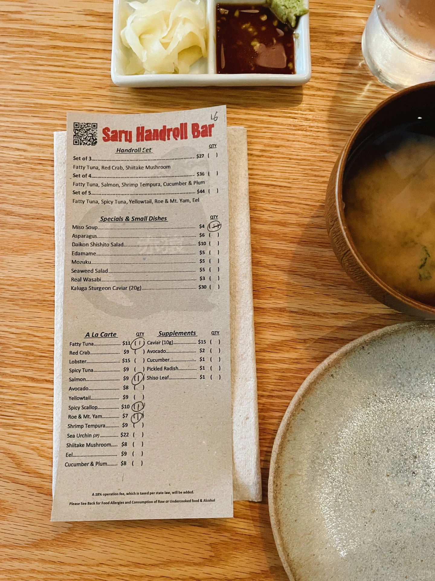 San Francisco | Come eat Saru hand rolls without queuing on weekends.