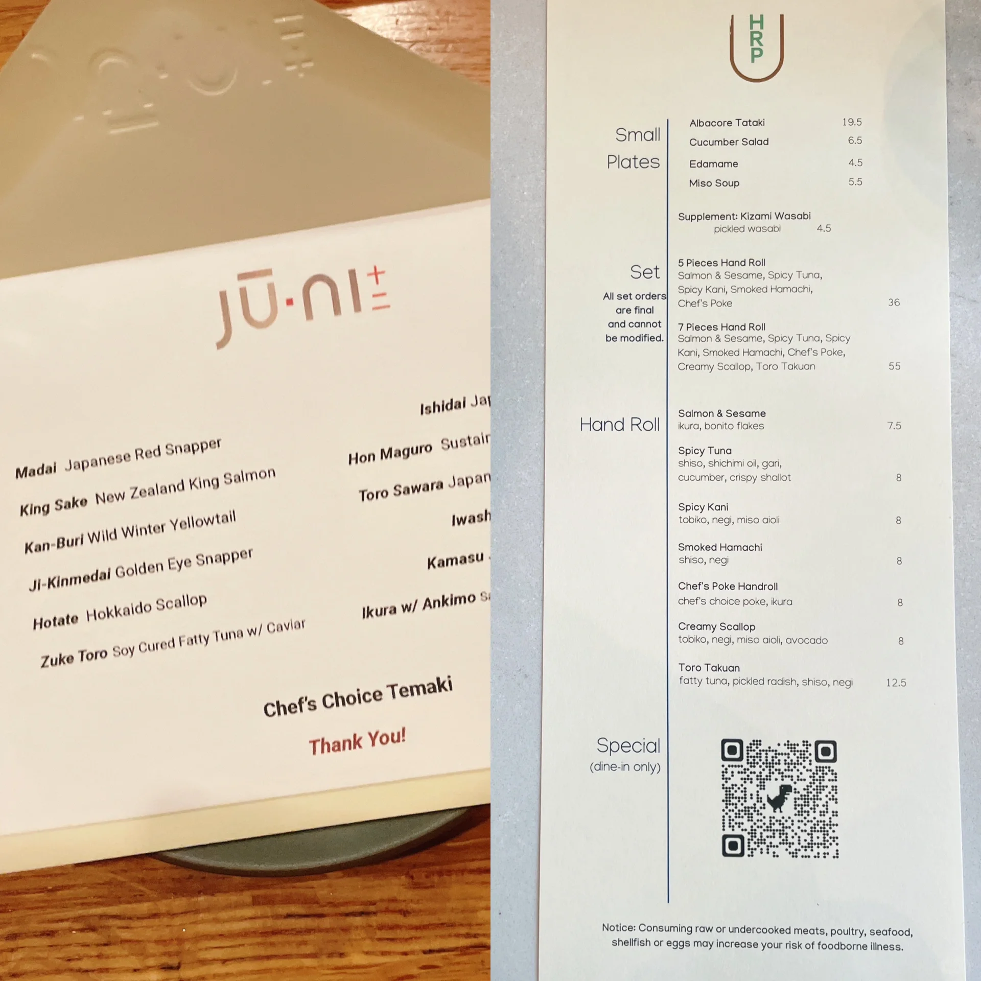 San Francisco | 🍣 Ju-ni Sushi and HRP Handrolls