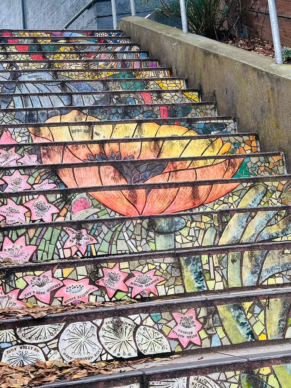 Amazing Tour of Beautiful Mosaics in Hidden Stairways of San Francisco