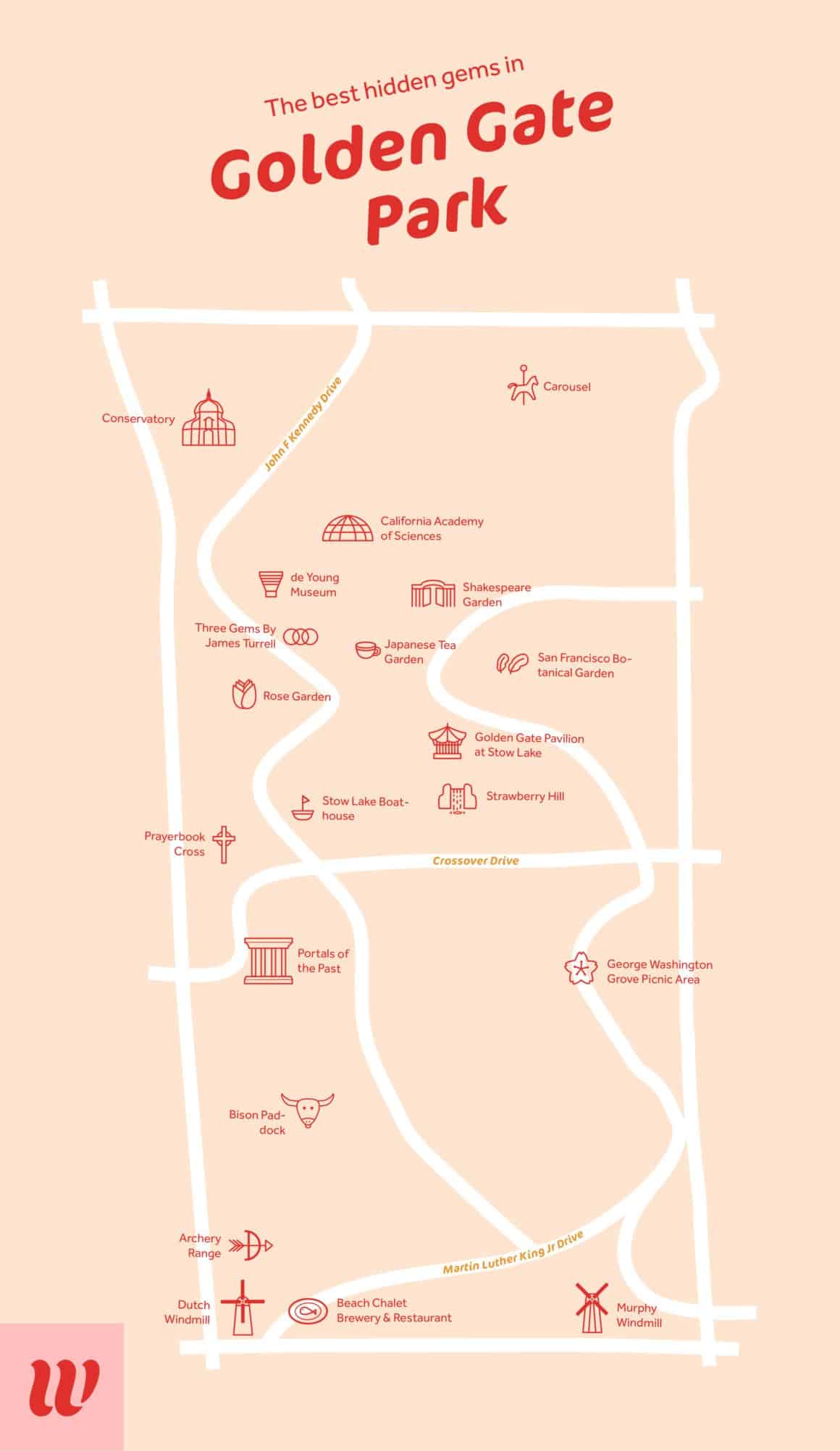 Golden Gate Park Map: Find Hidden Gems + Top Things To Do In Golden Gate Park