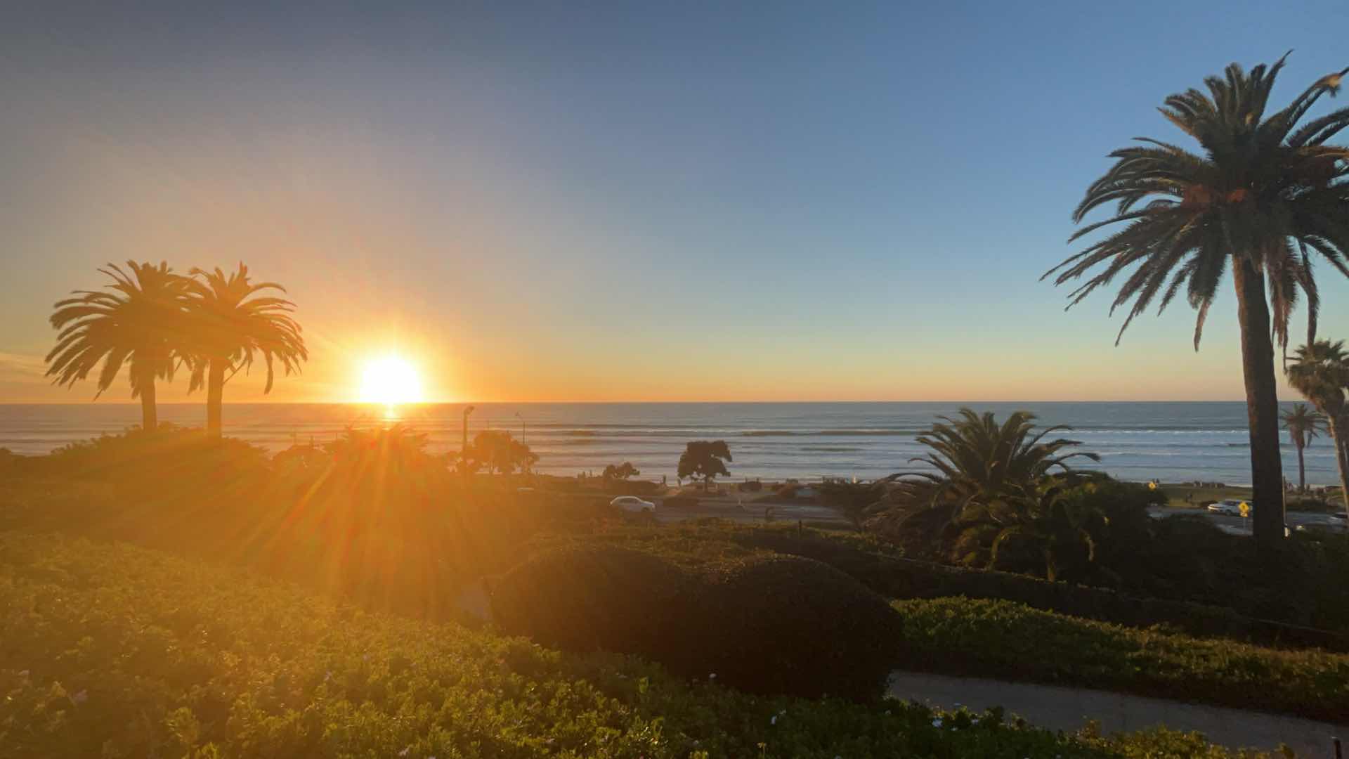 Bueatiful sunset in Del Mar