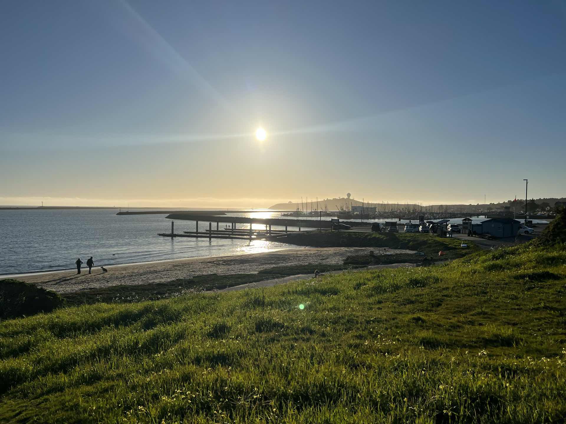 Beach near Sam’s Chowder House 