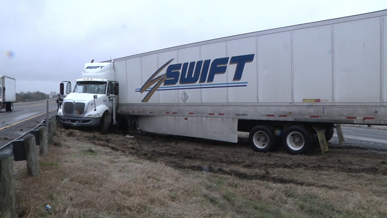 Witnessing a Truck Skid: A Winter Driving Wake-Up Call