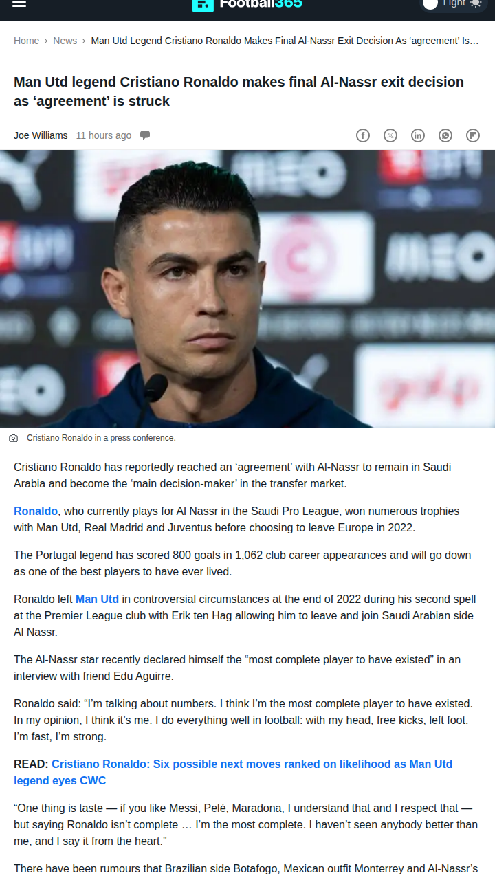 CR7 Calls the Shots: Al-Nassr’s New Era?