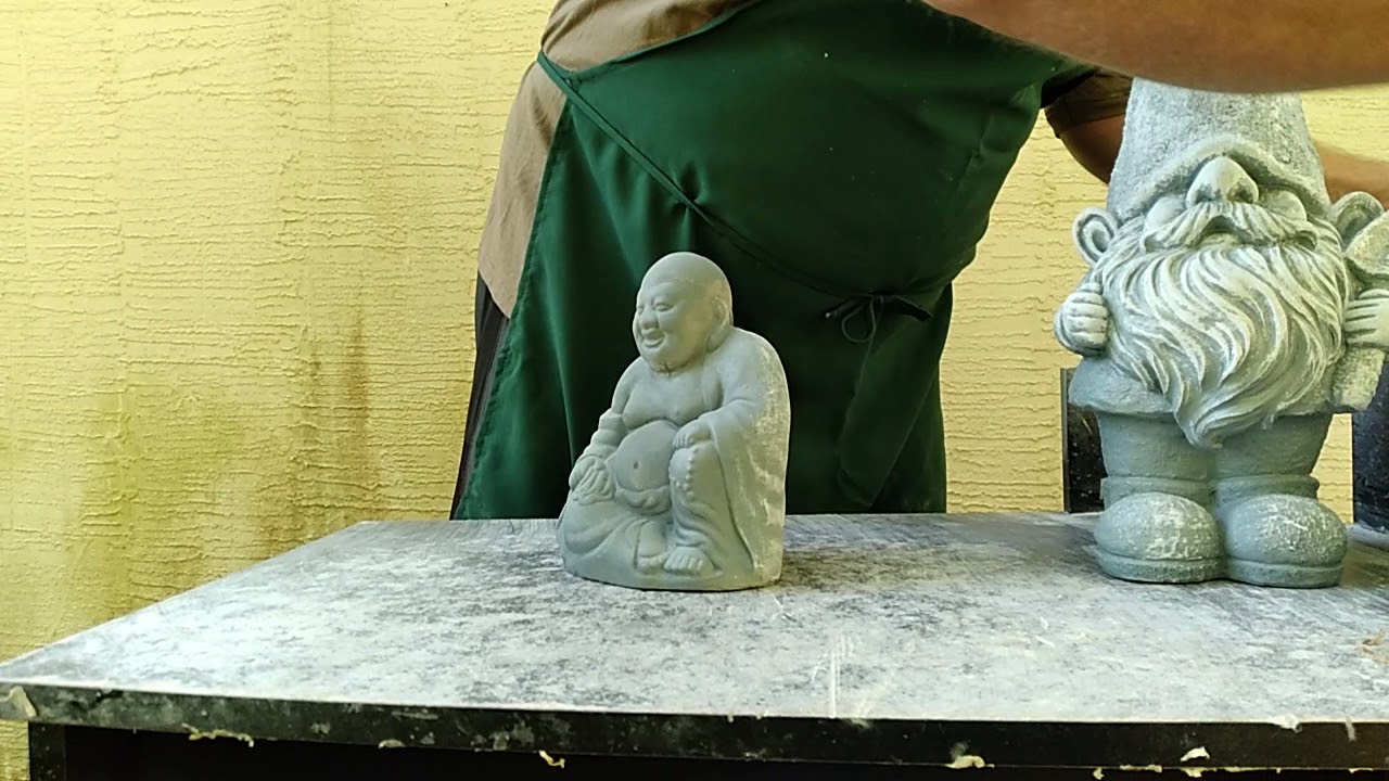 I Tried to Paint My Concrete Statue. Regret Won.