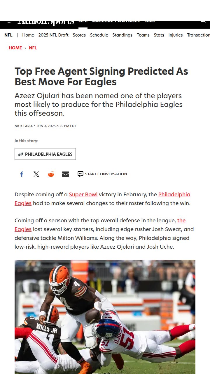 Ojulari: Eagles’ Sneaky Edge Upgrade?
