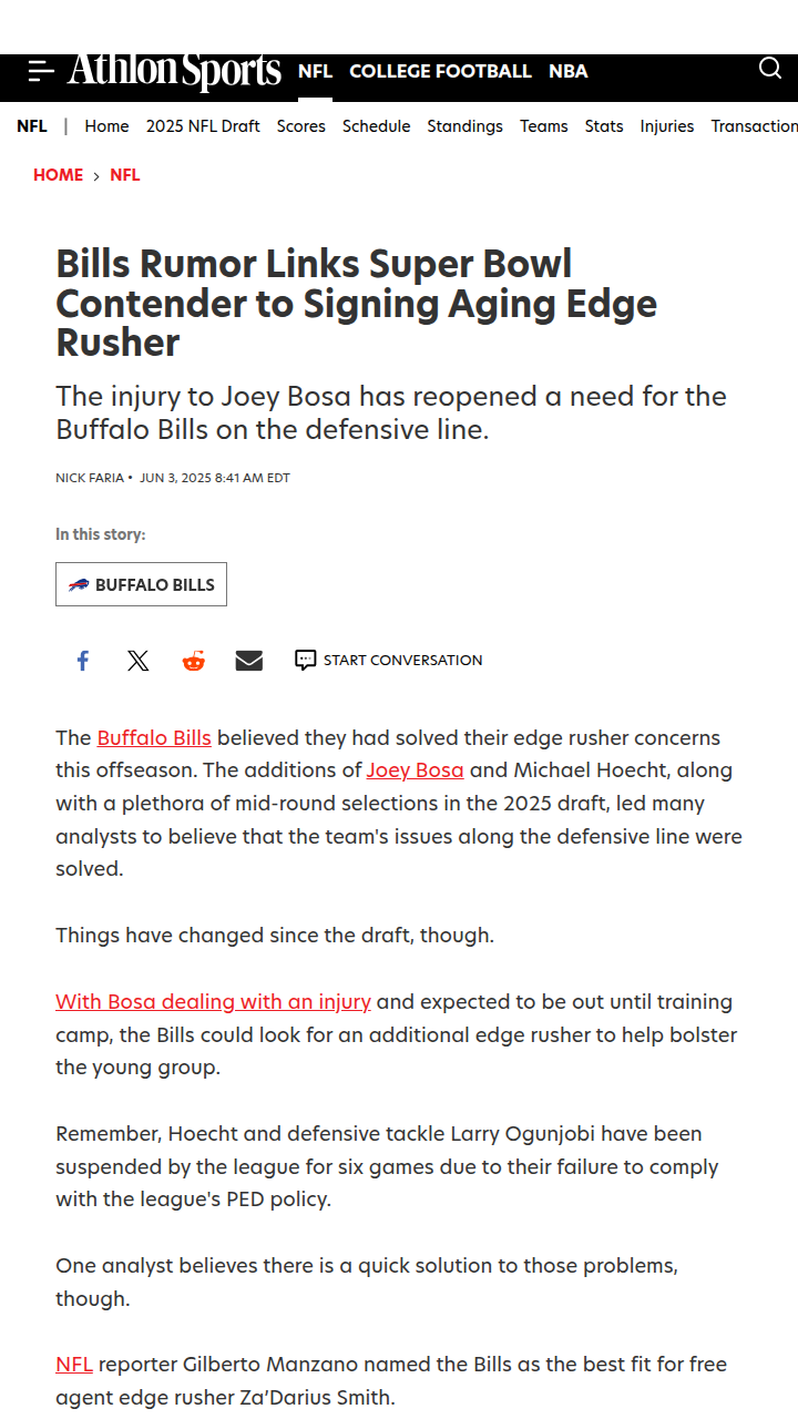 Should the Bills Take a Shot on Za’Darius?