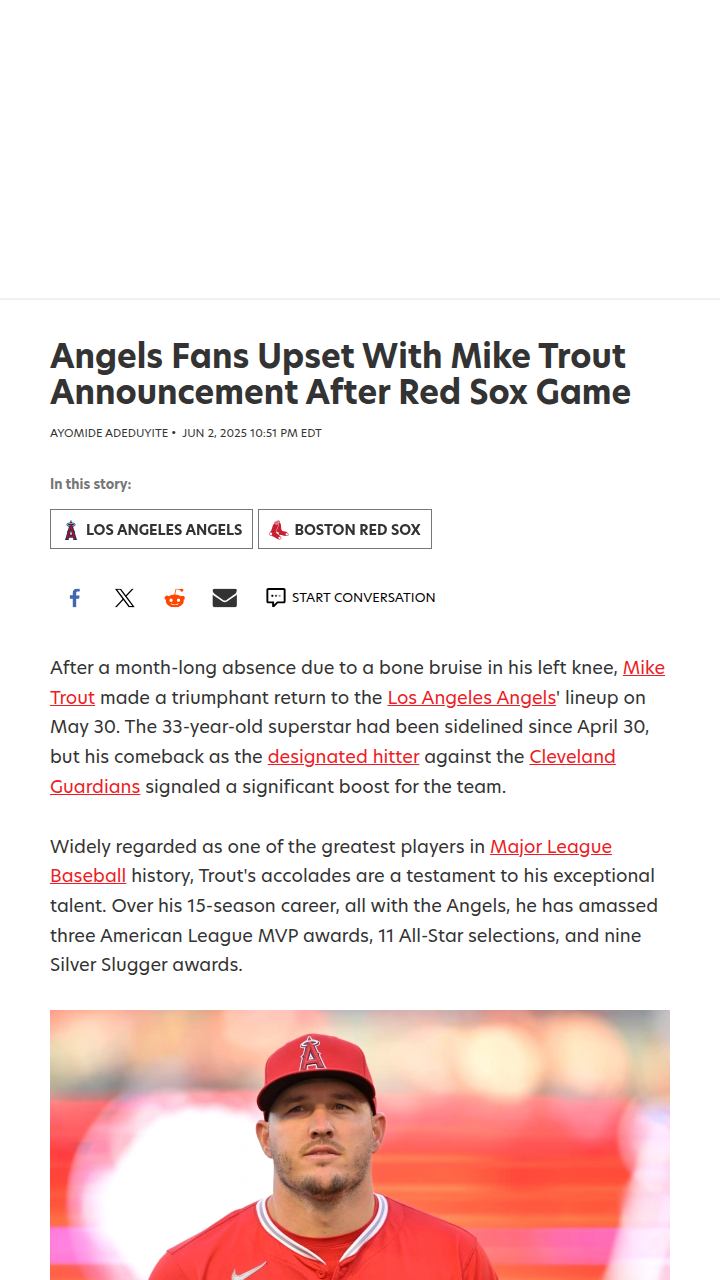 Trout Batting 5th? Angels Fans Sound Off