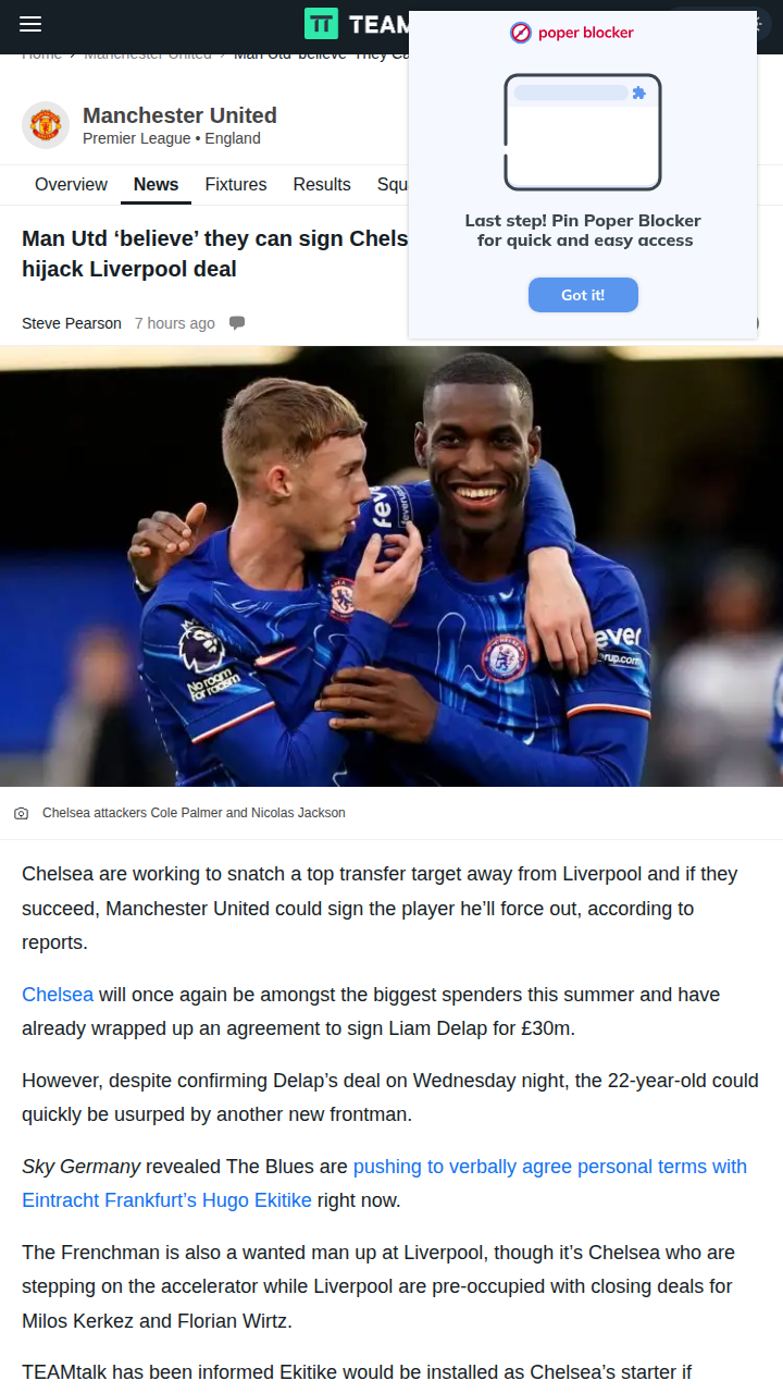 Could United Snag Chelsea’s Jackson?