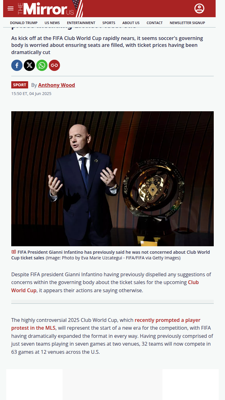 Messi Mania Not Enough for FIFA’s CWC?
