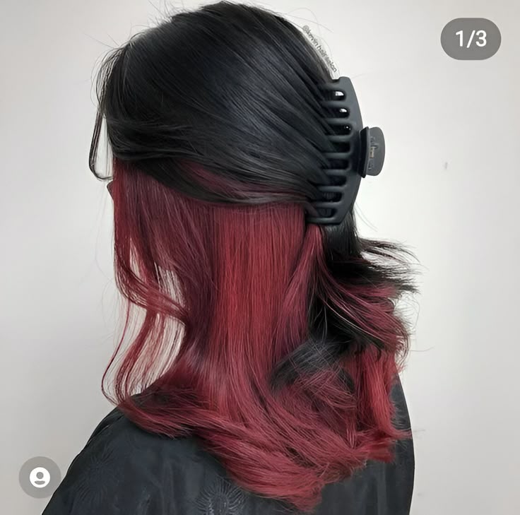 How I Nailed Bold Red Under Black Hair (And Avoided a Color Catastrophe!)