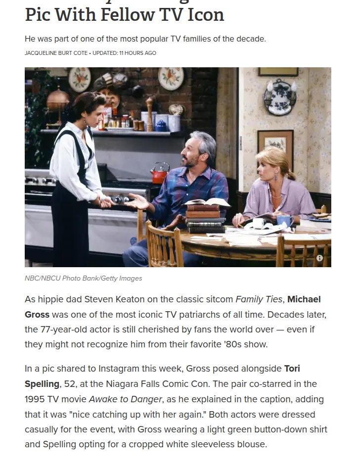 Michael Gross Unrecognizable?! 🤯