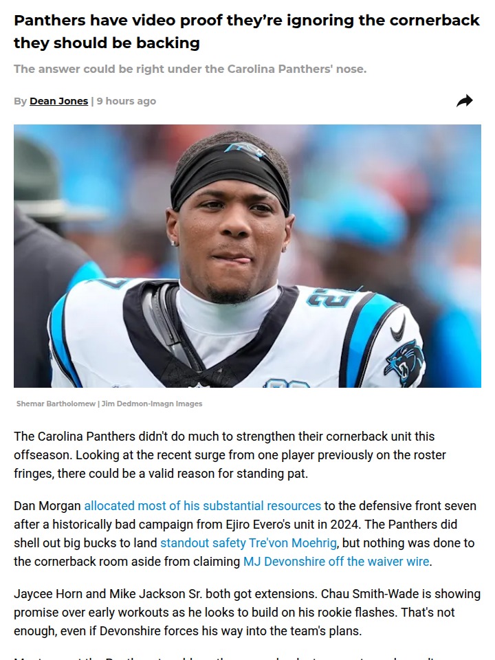 Is Bartholomew the Panthers’ Hidden Gem?