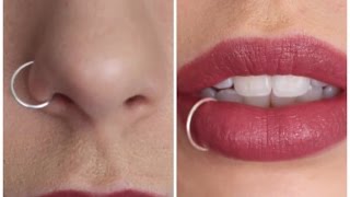 No Piercing, No Problem: DIY Fake Lip Rings for Instant Edge