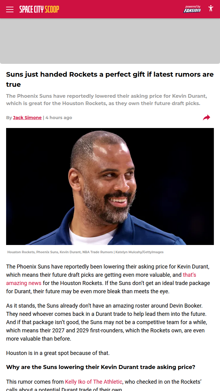 Rockets’ Draft Jackpot? Suns’ KD Dilemma