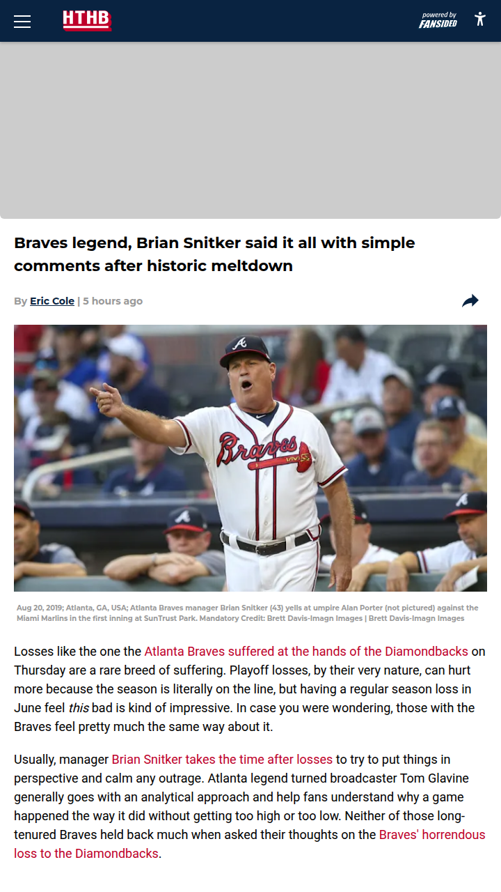 Braves’ Ninth-Inning Nightmare: Rock Bottom?