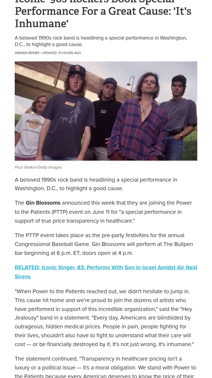 Gin Blossoms Take a Stand 🎸