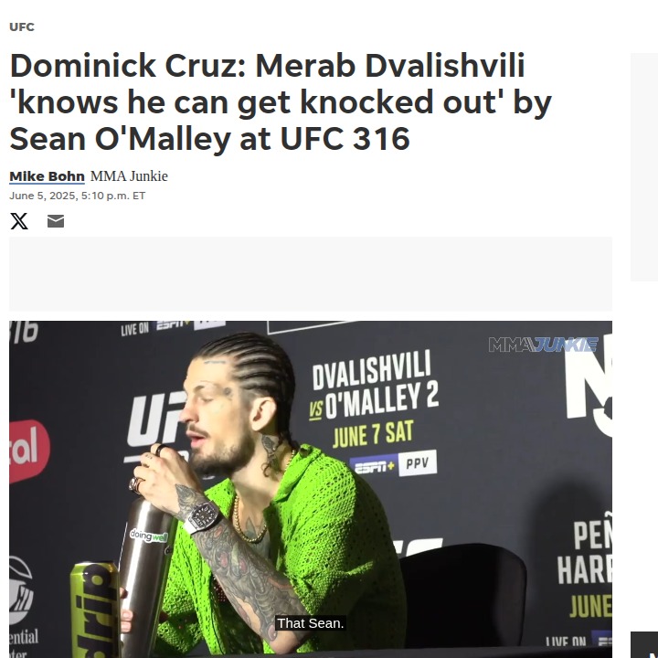 Can Suga KO The Machine at UFC 316?