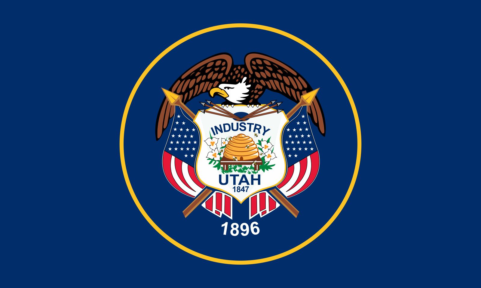 Beehives, Lilies, and Eagles: Utah’s Flag Hides a Story in Plain Sight