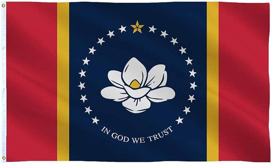 Magnolias Bloom Where Old Flags Fall in Mississippi’s New Emblem