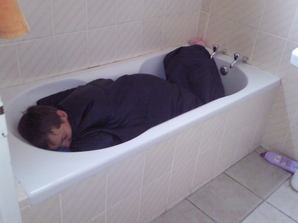 My Secret to Actually Sleeping in a Bathtub
