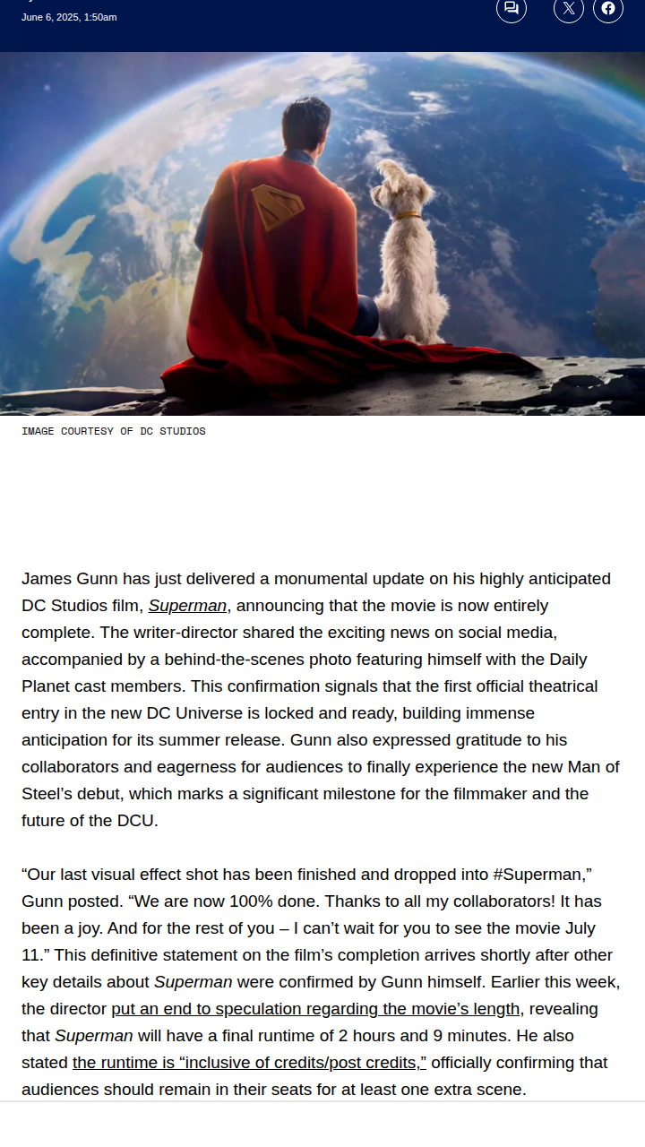Superman Post-Credits Scene Theories 👀