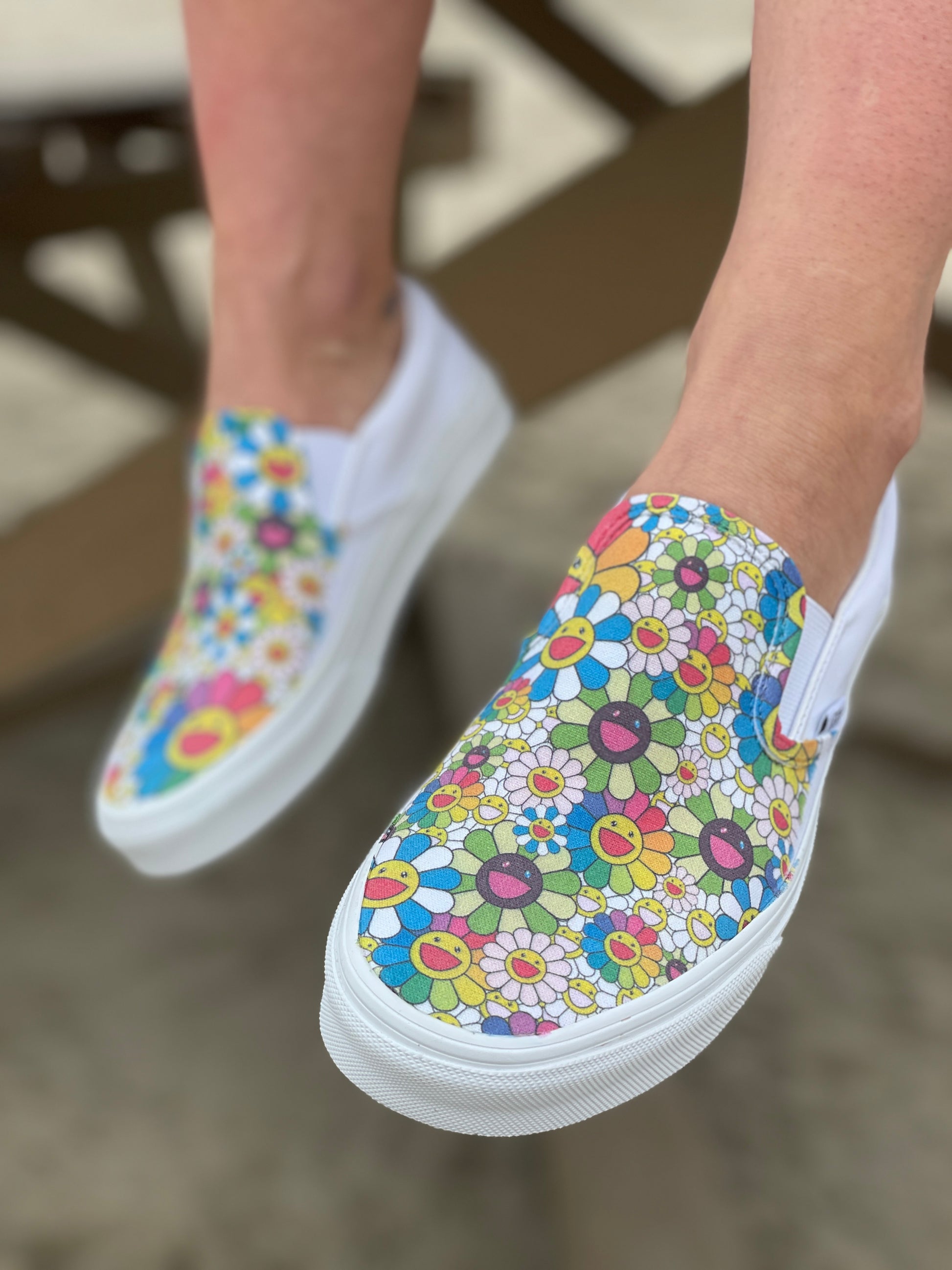 Flower Fields at Your Feet: Murakami’s Art Blooms into Shoes