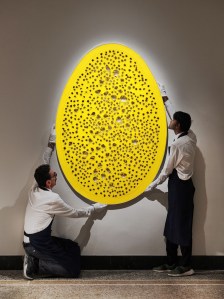 When the Sun Went Abstract in Fontana’s Yellow Universe