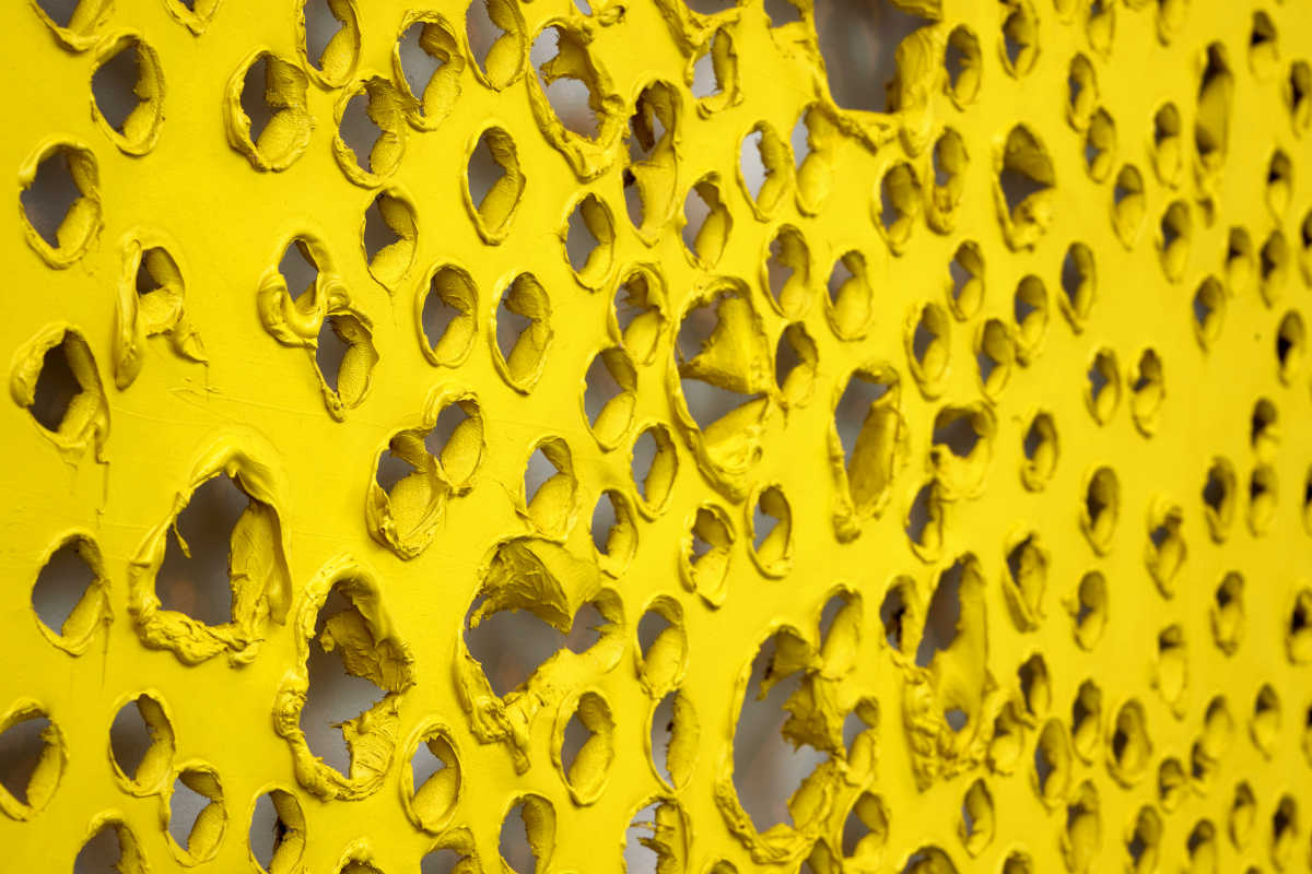 When the Sun Went Abstract in Fontana’s Yellow Universe