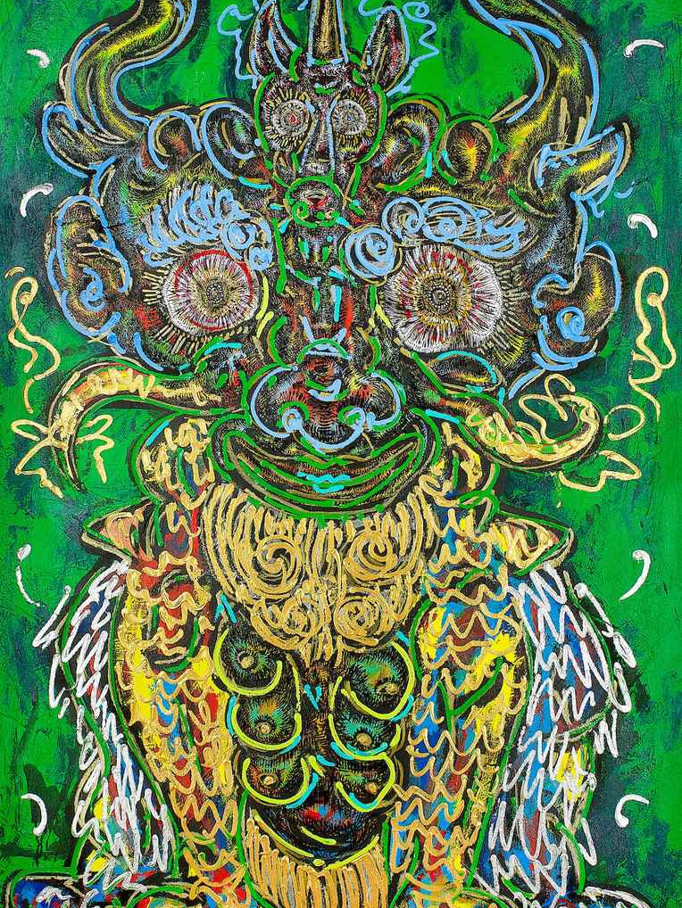 Guardians in Paint: Miwa Komatsu’s Mythical Beasts Bridge Spirit and Shelter