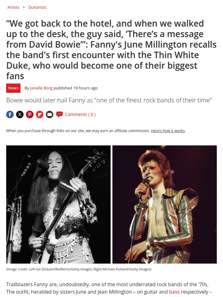 Bowie’s Secret Fanny Obsession 🤫