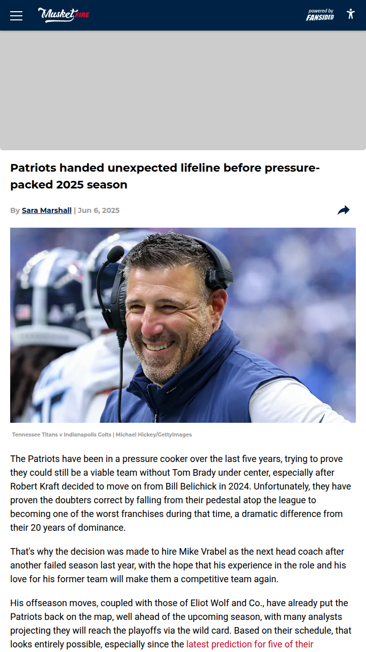 Are the Pats Primed for a Wild Card Run?