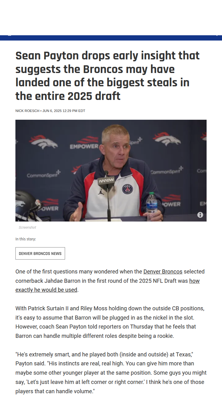 Broncos’ New Swiss Army Knife in the Secondary?