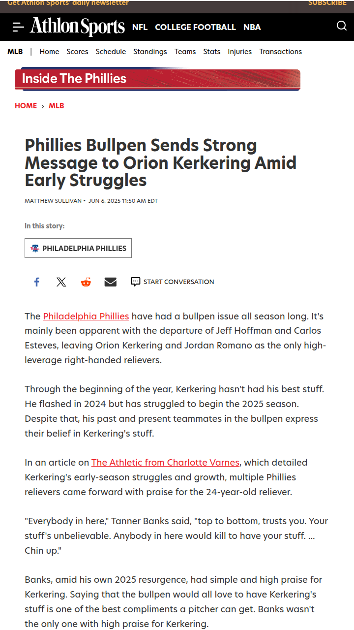 Kerkering’s Comeback: Bullpen Believes