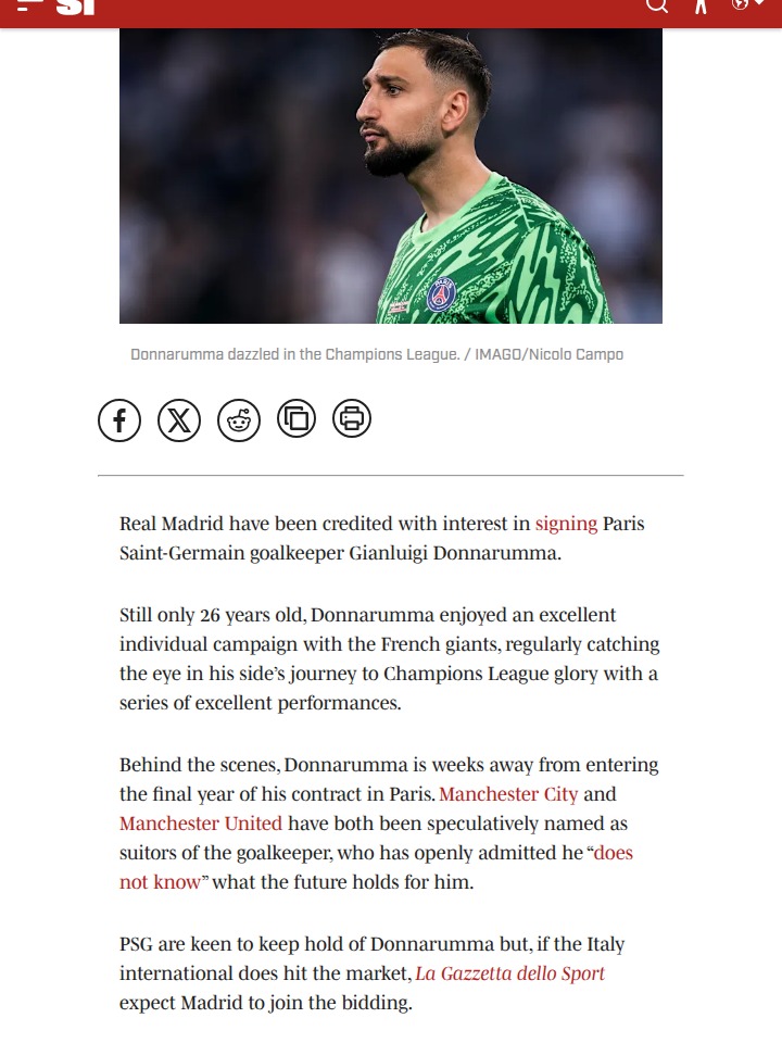 Donnarumma Transfer Saga: Who Lands PSG’s Wall?
