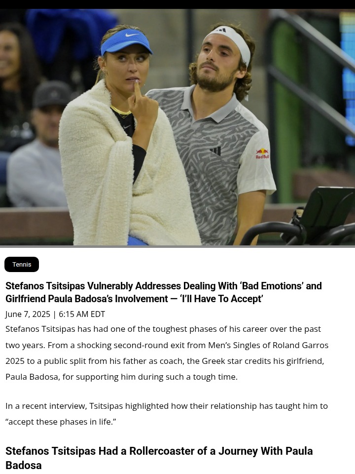 Tsitsipas & Badosa: Love, Loss, and Comebacks