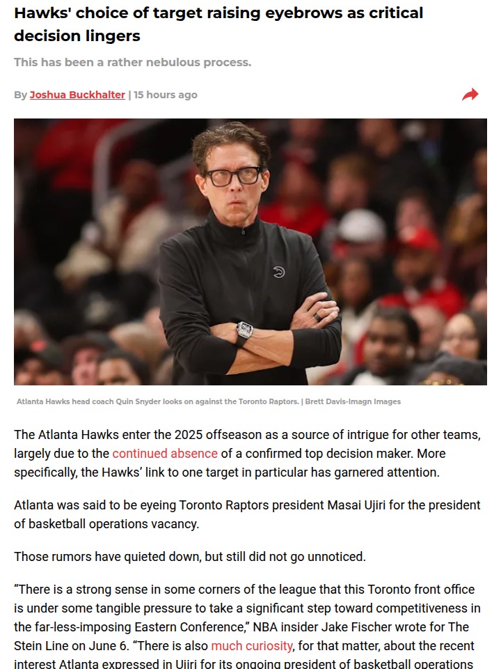 Are the Hawks Going Bold or Playing It Safe?