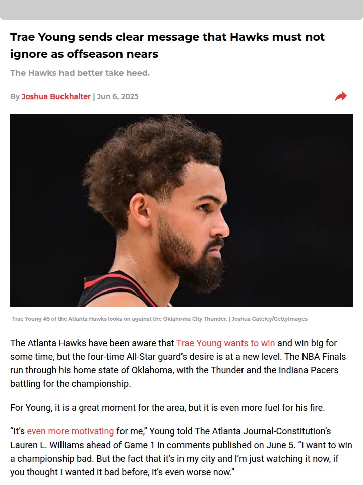 Ice Trae Turns Up the Heat on Hawks