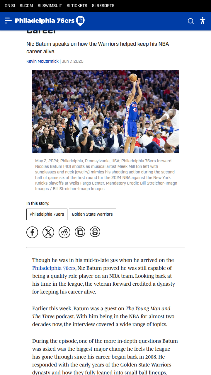 How the Dubs Gave Batum Five More Years