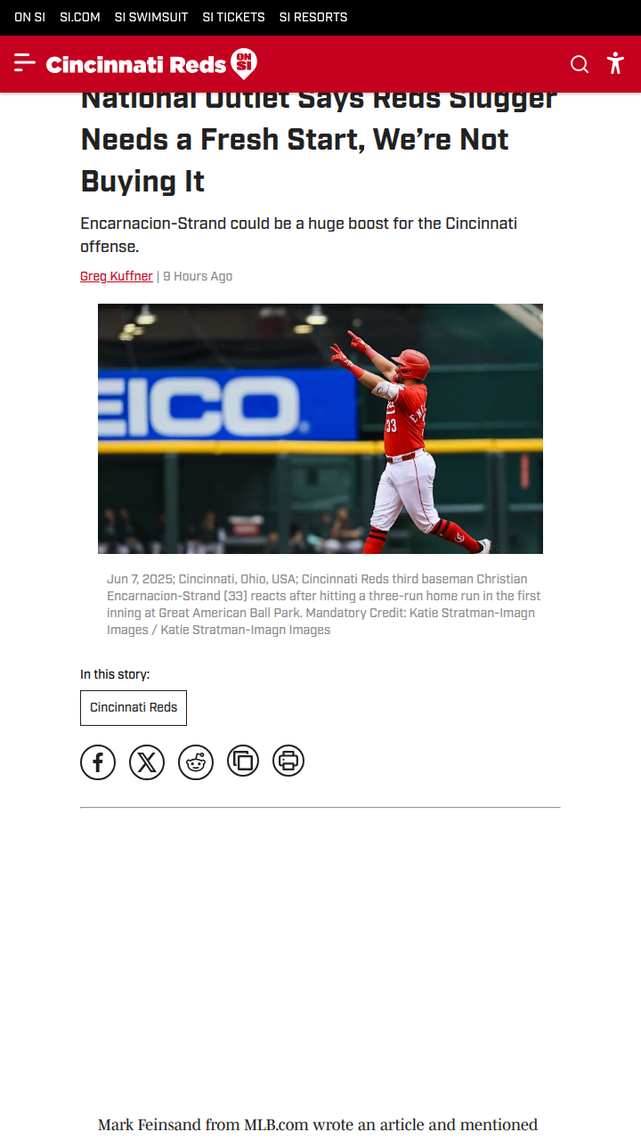 CES Trade Talk? Not So Fast, Reds Fans