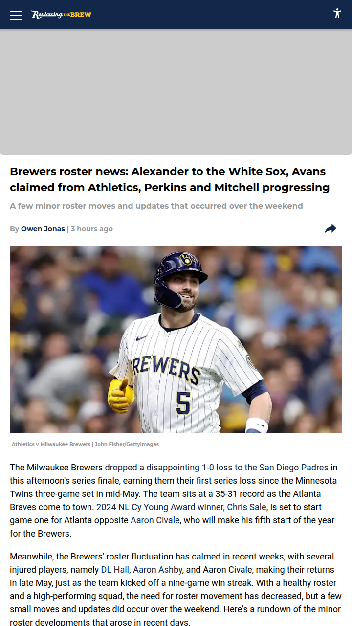 Alexander Joins Sox—Did Crew Win the Trade?