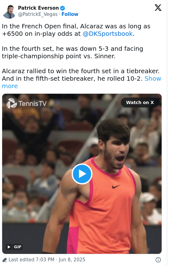 Sinner’s Heartbreak: Alcaraz Steals the Show