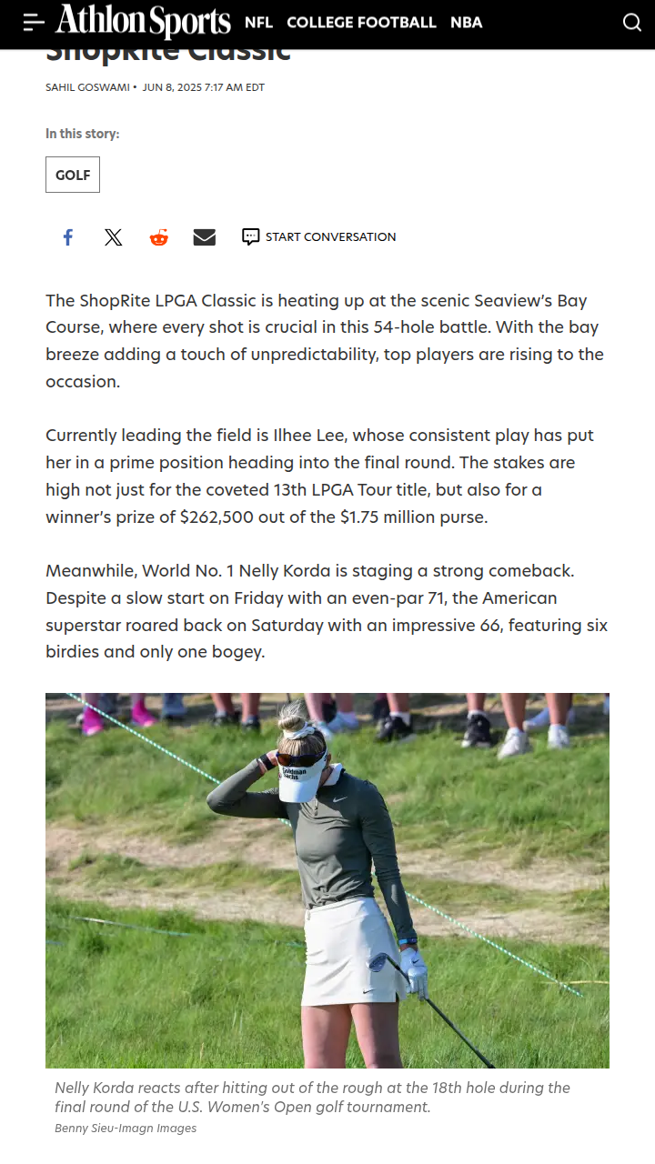 Can Korda Pull Off a Sunday Miracle?